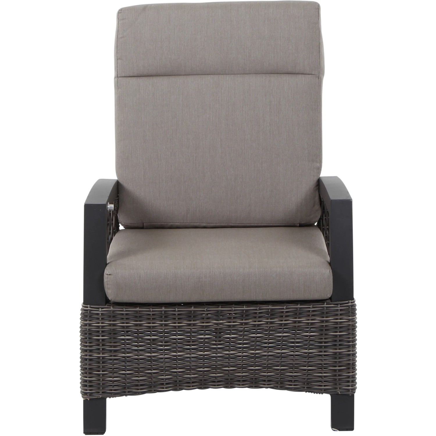 Patio Sense Bondi Sessel Aus Weidengeflecht – Mokka, Mit Kissen, Für Terrasse & Garten, Max. 158,8 Kg