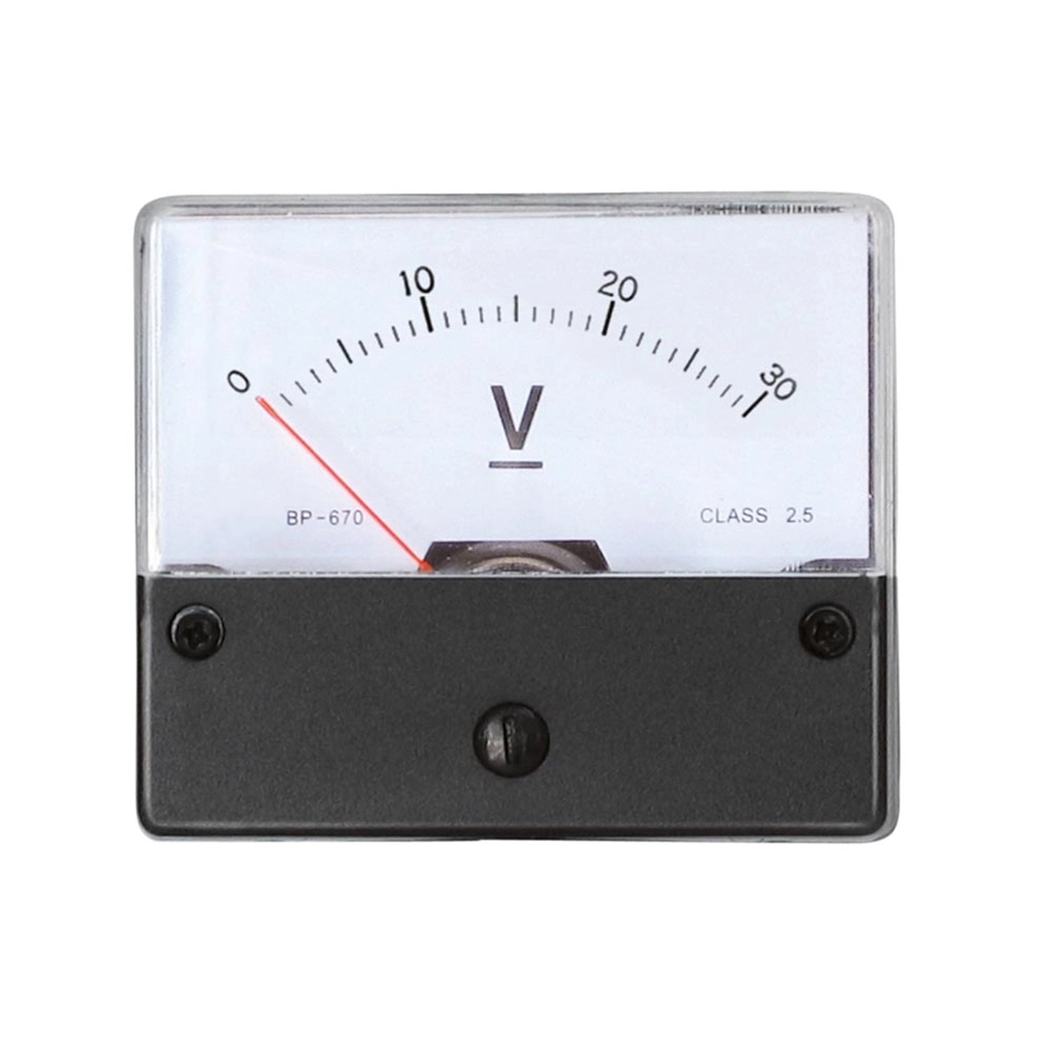 Blanko Voltmeter 0-30 V DC Zum Einbau