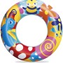 Bestway Schwimmring Aquarium, Ø 48cm, mit bunten Motiven wie Biene, Schnecke und Pilz.
