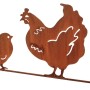 Kobolo Gartenstecker FLOCK Rankhilfe Gartenschild Metall 50x2x151 cm_3