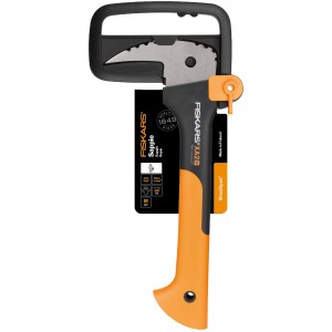 Fiskars WoodXpert XA2 Handsappie zum Heben und Tragen von Holzstämmen mit ergonomischem Griff.