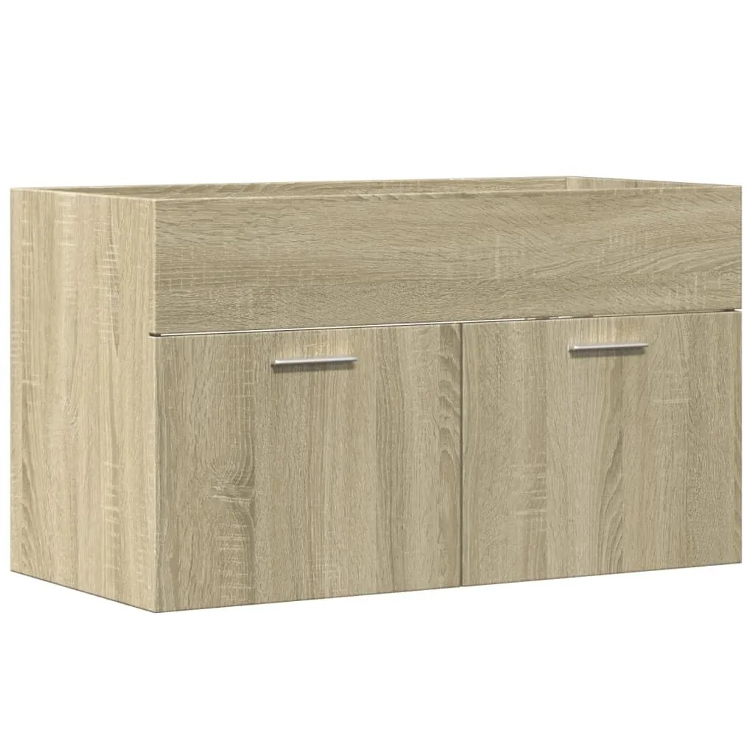 vidaXL Waschbeckenunterschrank Sonoma-Eiche 90x38,5x46 Holzwerkstoff 856213 günstig online kaufen