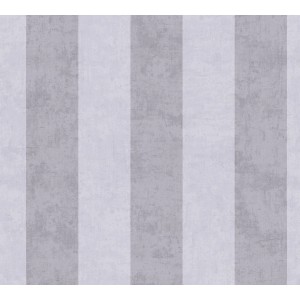 A.S. Creation Vliestapete mit grauen Streifen, 10,05x0,53m, für Wandgestaltung.