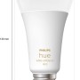Philips Hue E27 LED Lampe, White Ambiance, 1600 lm, 1er Pack. Smarte Beleuchtung für Ihr Zuhause.