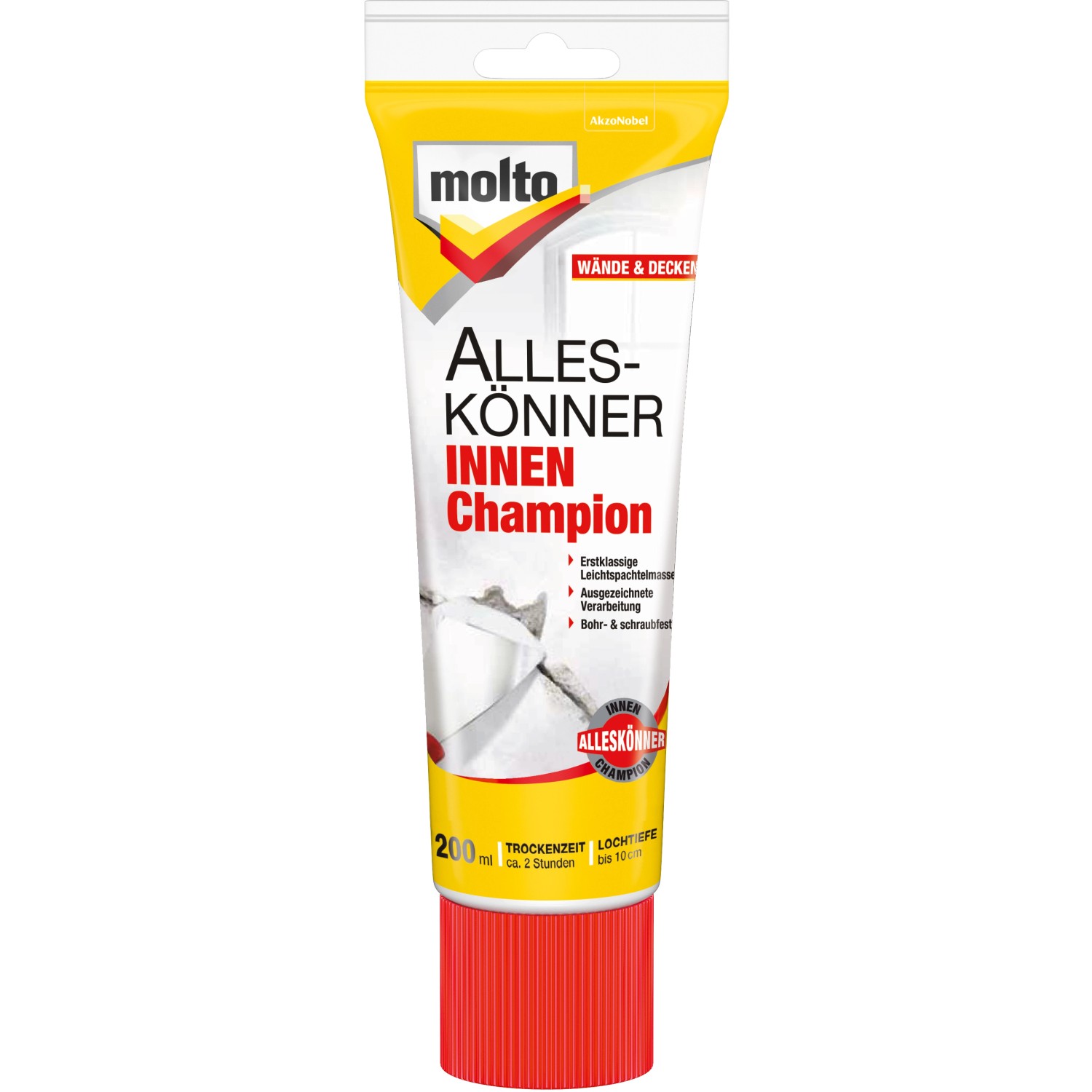 Molto Spachtelmasse Alleskönner Champion Innen Weiss 200 ml günstig online kaufen