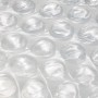 Transparente Luftpolsterfolie (2 m x 5 m) für Umzug und Schutz empfindlicher Gegenstände.