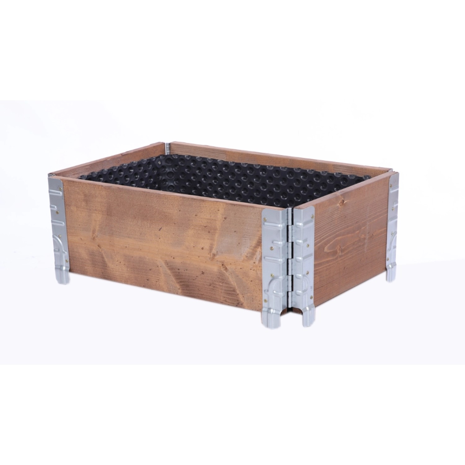 PROREGAL Hochbeetkisten GuardBox 20x60x40cm inkl. Luftfolie Braun günstig online kaufen