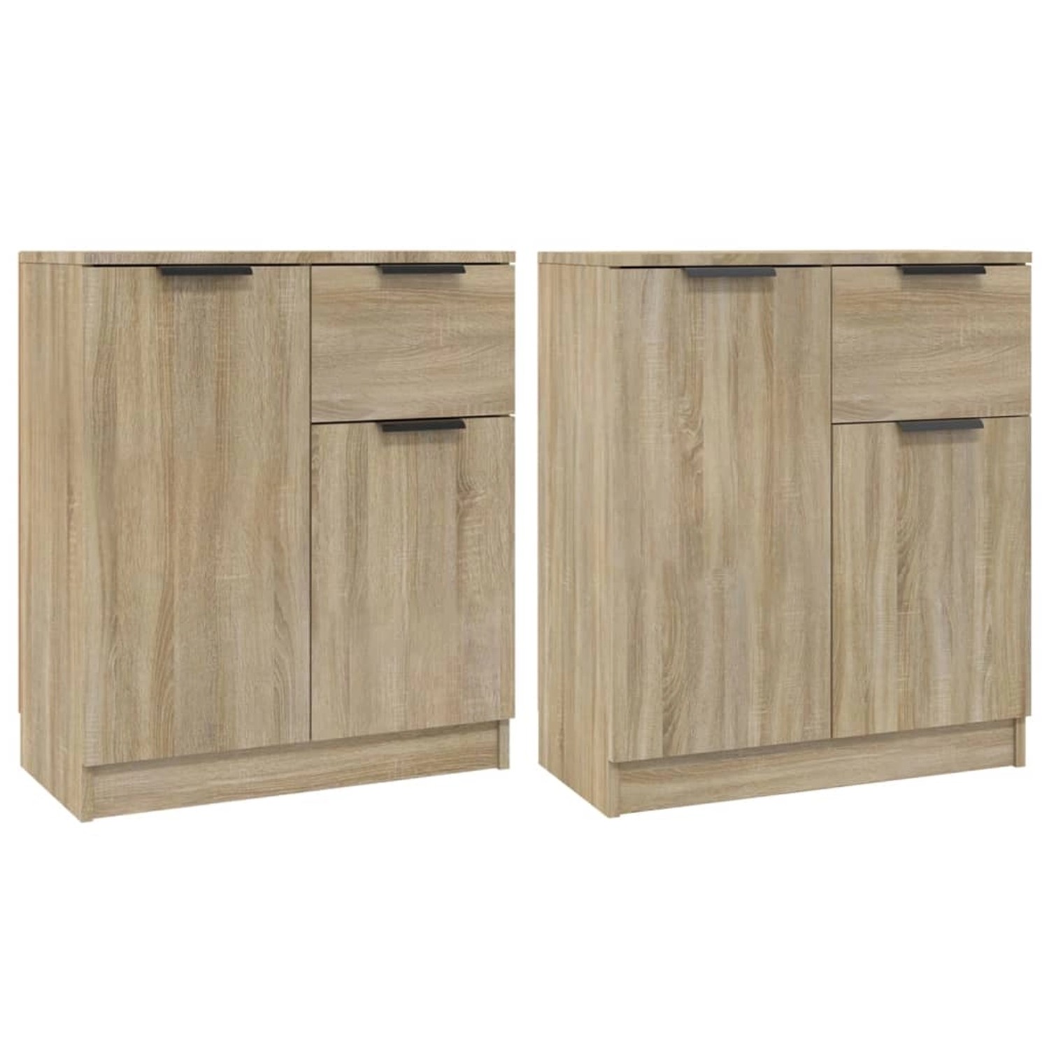 vidaXL Sideboards 2 Stk Sonoma-Eiche 60x30x70 cm Holzwerkstoff 3115814 günstig online kaufen