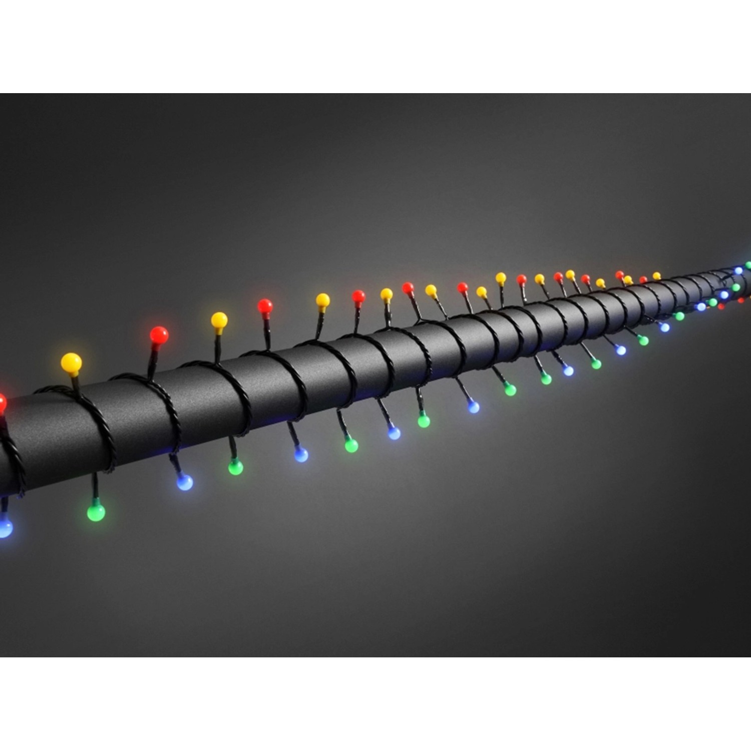 Konstsmide LED Globelichterkette 160 Bunt Außen