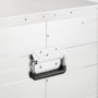 LUX Aluminiumbox 47 l, Detailansicht mit Tragegriff. Werkzeugkoffer für Lagerung und Transport.