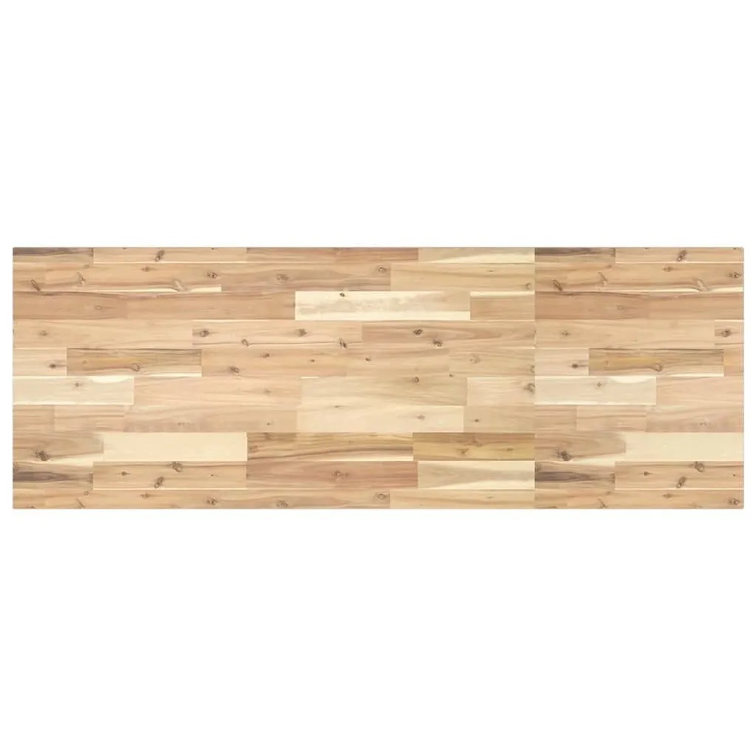 vidaXL Waschtischplatte Unbehandelt 160x50x2 cm Massivholz Akazie 3279666