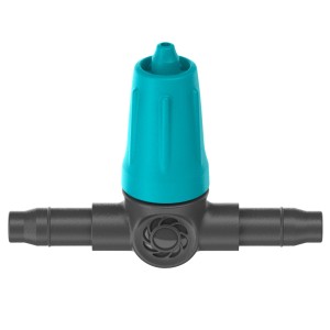 Gardena Reihentropfer, regulierbar 0-15 l/h, für Micro-Drip-Systeme zur gezielten Bewässerung.