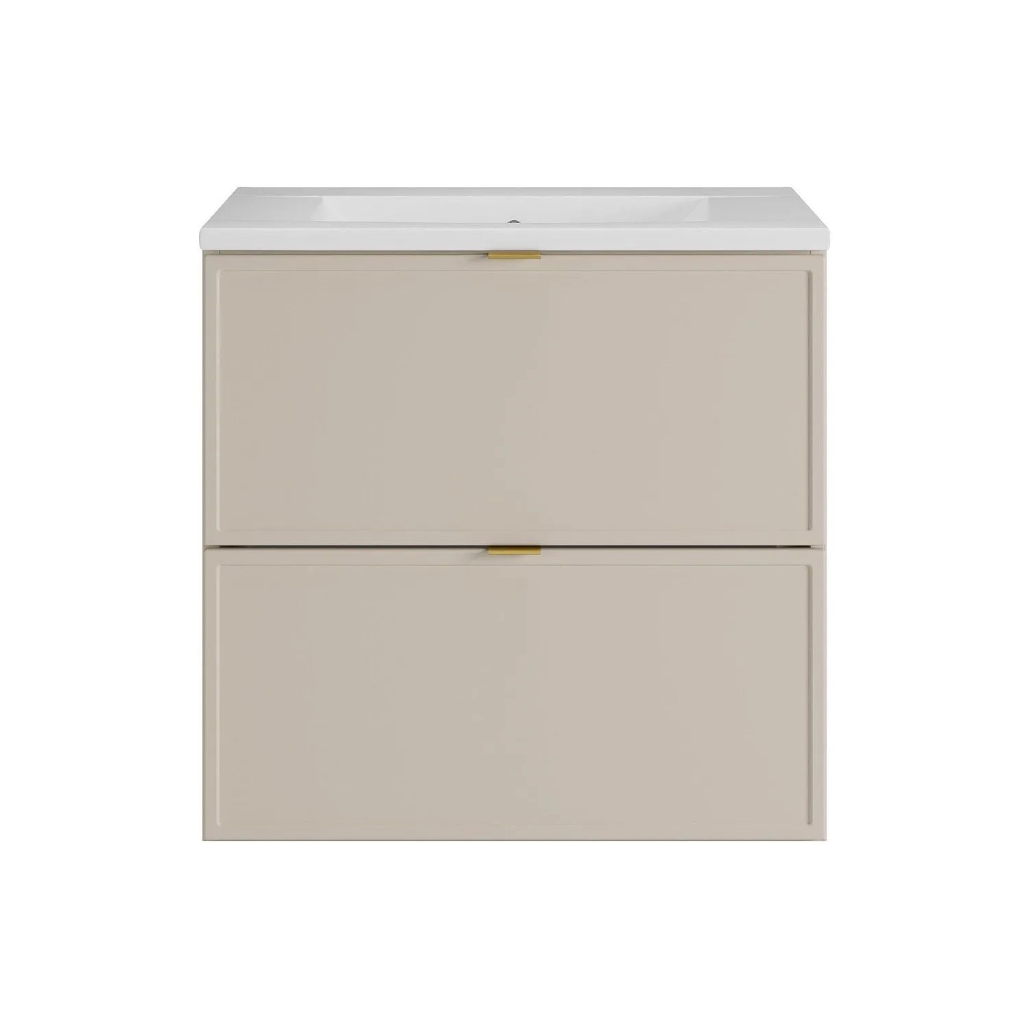 Vente-unique Einzelwaschtisch Ondil Beige 60 cm