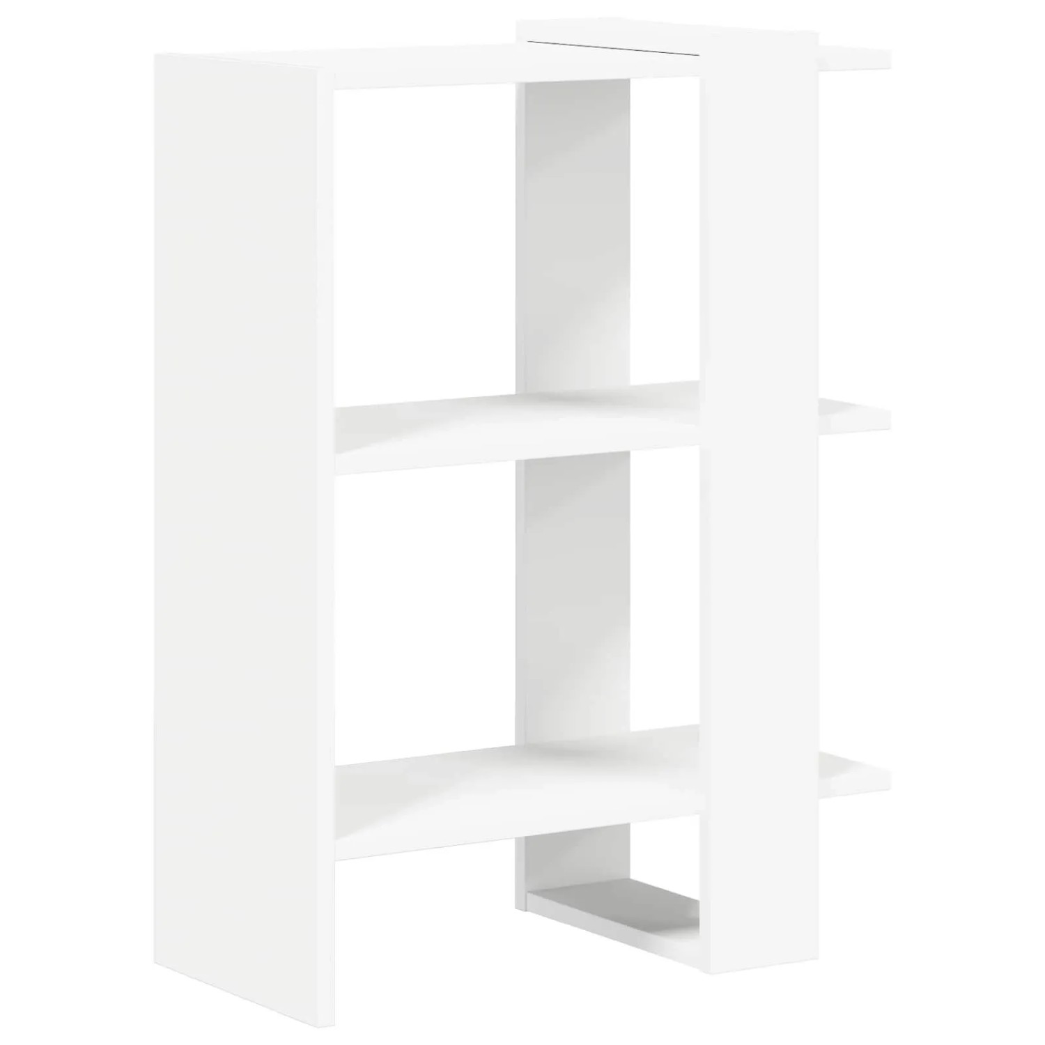 vidaXL Bücherregal Weiß 52 x 25 x 71,5 cm Holzwerkstoff 892399