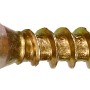 LUX Spanplattenschraube, Senkkopf, PZ-Antrieb, 3x35 mm, gelb verzinkt, 200 Stück.