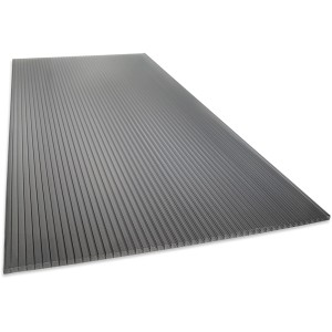 Salux Polycarbonat Hohlkammerplatte, 16 mm, anthrazit, für Kunststoffbedachung.