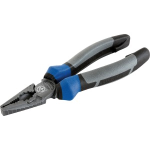 LUX PRO Kraft-Kombizange 160mm mit 3K-Griffen, Made in Germany.