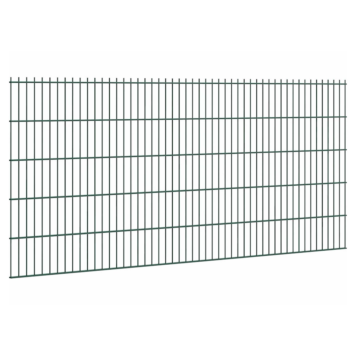 Doppelstabmattenzaun Stärke 8/6/8 Grün 103 x 251 cm günstig online kaufen