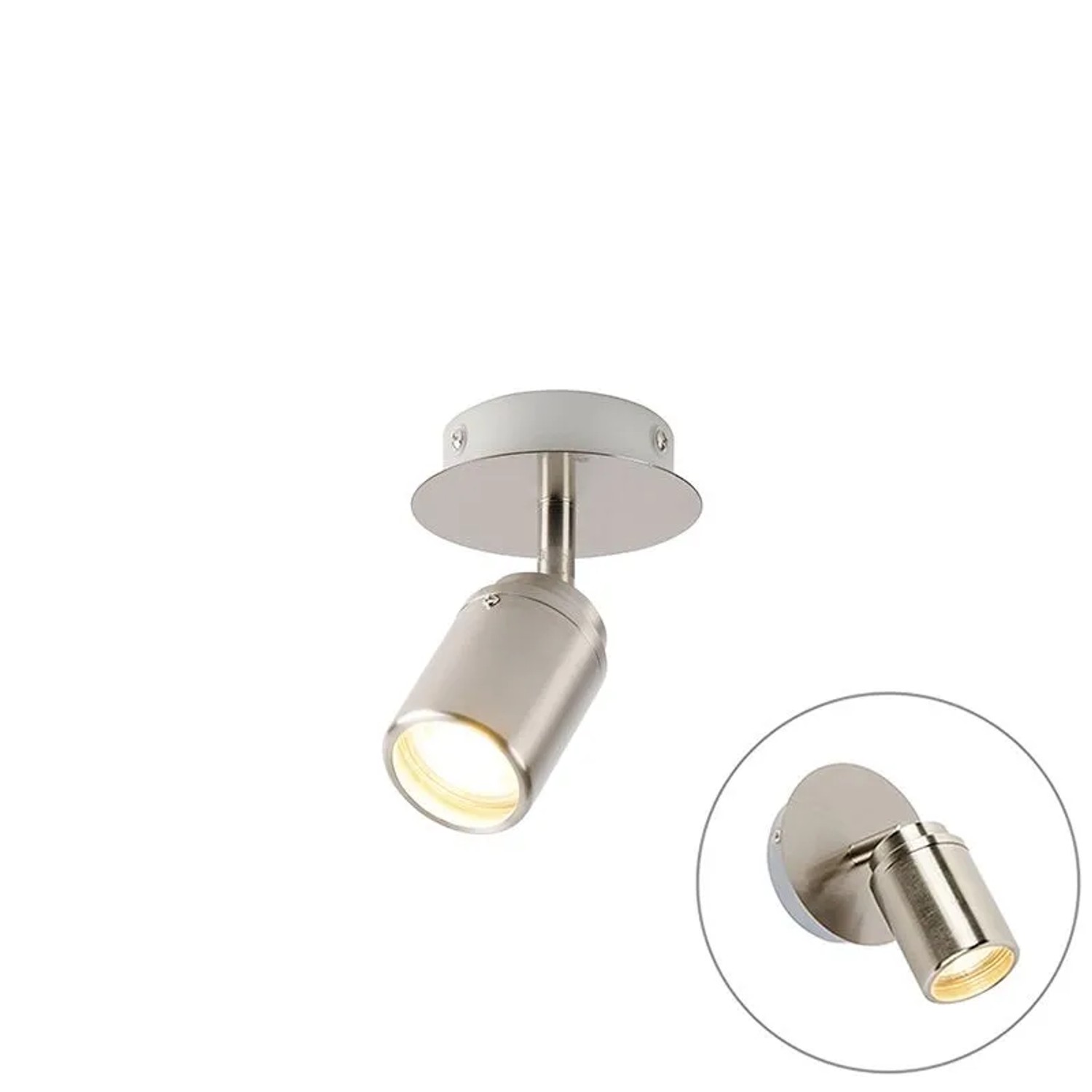 QAZQA Moderner Badstrahler Stahl IP44 Ducha