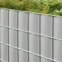 Floraworld Sichtschutzrolle Silber, 20,5 m, für Doppelstabmattenzäune, Zubehör für Zaunbau.