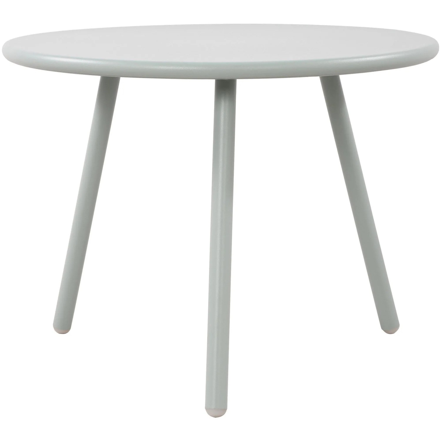 DELUKE Couchtisch NENIM Kunststoff Türkis 60x60x45cm Sofatisch Rund Beistelltisch Wohnzimmertisch Klein