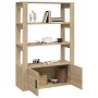 vidaXL Sideboard Sonoma-Eiche 80x30x119,5 cm Holzwerkstoff 819471_5