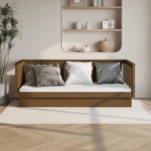 vidaXL Tagesbett Honigbraun 100x200 cm Massivholz Kiefer 821572