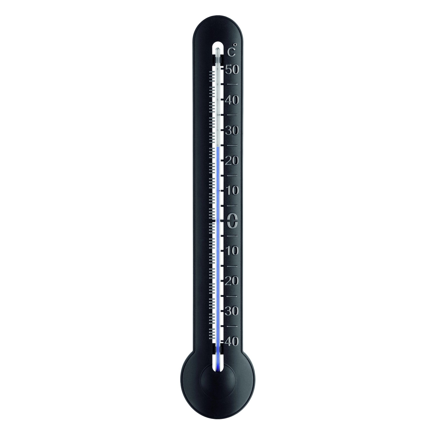 TFA Innen-Außen-Thermometer Kunststoff Schwarz