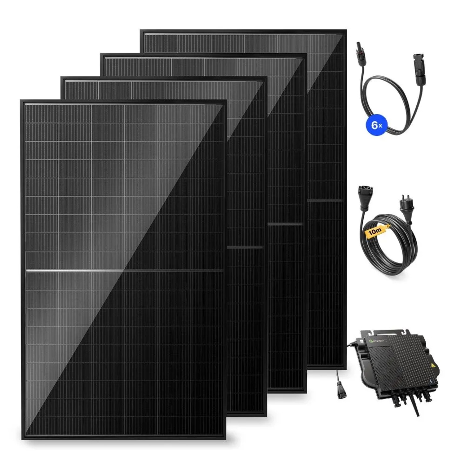 Solakon Balkonkraftwerk 2000W Solaranlage Steckerfertig Komplettset Photovo günstig online kaufen