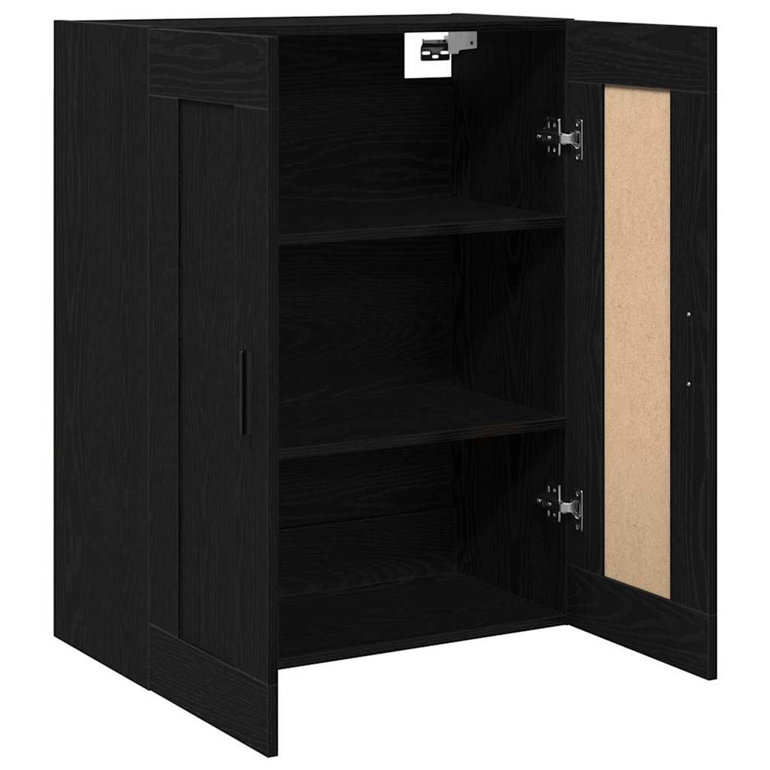 vidaXL Wandmontierter Schrank Schwarze Eiche 69,5 x 34 x 90 cm 862951 günstig online kaufen