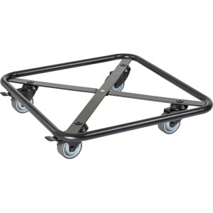 Wagner Pflanzenroller GH 7013, schwarz matt, 38x38 cm, mit vier Rollen. Ideal zum einfachen Bewegen von Pflanzen.