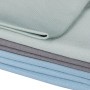 6er Set Mikrofasertücher in Grün, Grau, Blau. Saugstarke Putztücher für streifenfreie Reinigung im Haushalt.