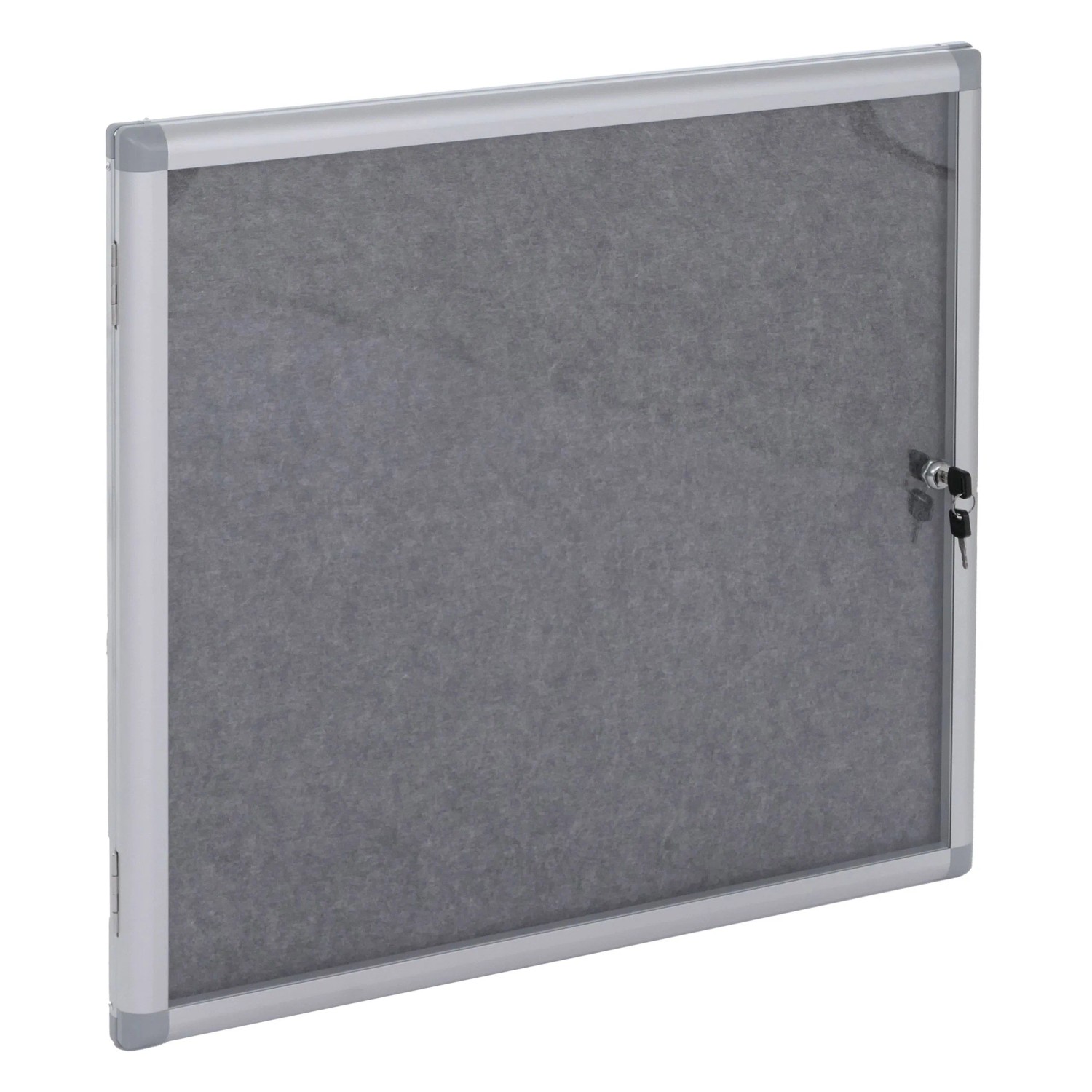 MCW Schaukasten Q51 Aluminium Abschließbar 65x68x7cm Grau
