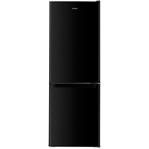 homeX Kühlschrank Mit Gefrierfach Kühl-Gefrierkombination Freistehend 173 Liter Nutzinhalt CFS1110-B Schwarz