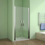 Duschparadies 90x195cm Duschtür Nischentür Duschabtrennung 6mm Nano Glas Schwingtür Doppeltür Glas Dusche_2