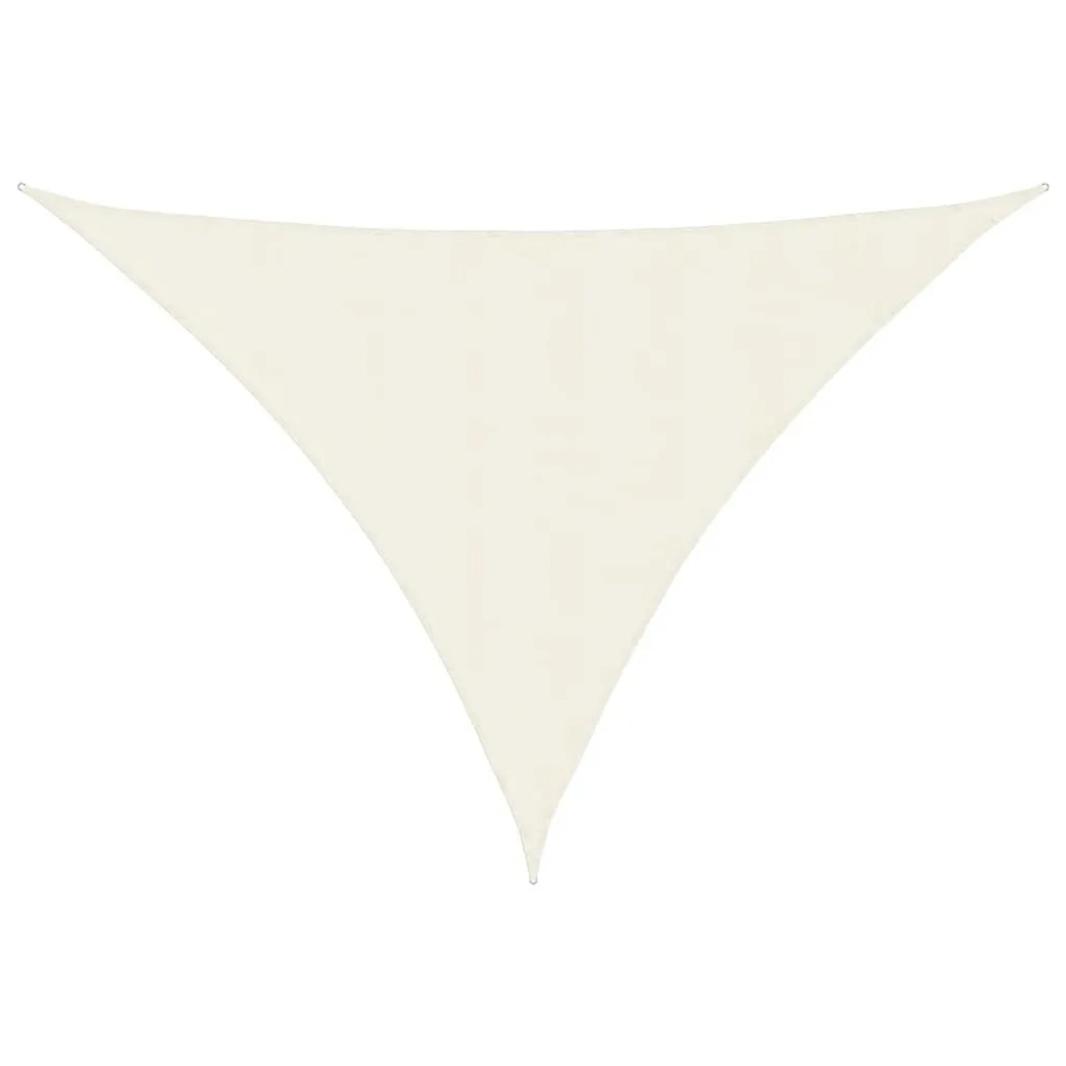 vidaXL Sonnensegel Oxford-Gewebe Dreieckig 4x5x5 m Creme 135234