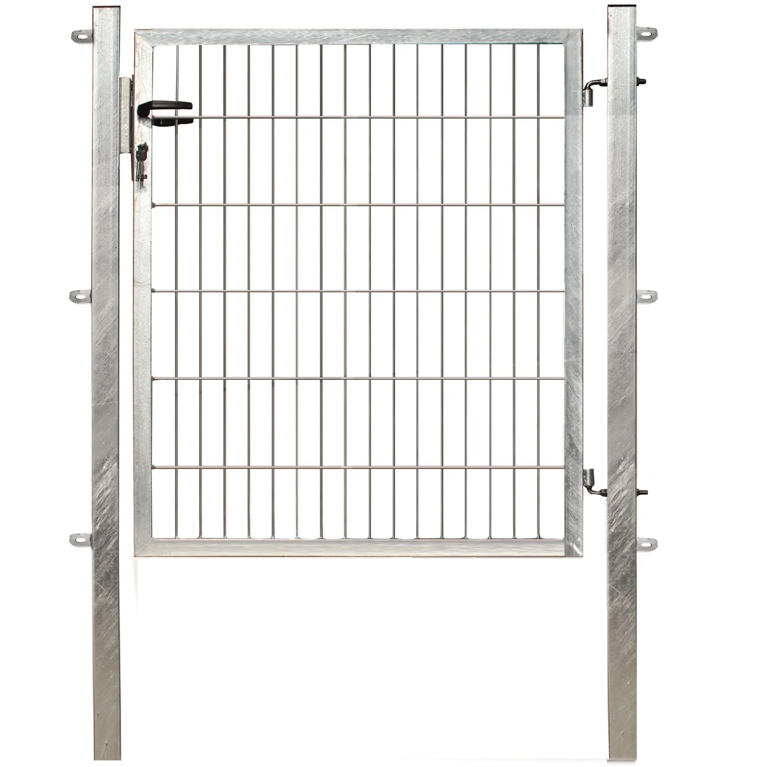 Einzeltor für Doppelstabmattenzaun Verzinkt 120 cm x 100 cm günstig online kaufen