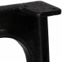 vidaXL Couchtisch-Beine 2 Stk mit Gewölbtem Fuß A-Gestell Gusseisen 245430_7