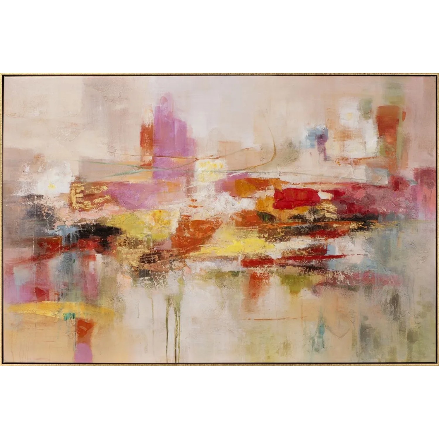 Art Universe Leinwandbild Light Impulses 80 x 120 cm