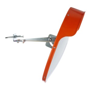 Relaxdays Beobachtungsspiegel Kunststoff Rot Weitwinkel 45 cm 1,6 kg