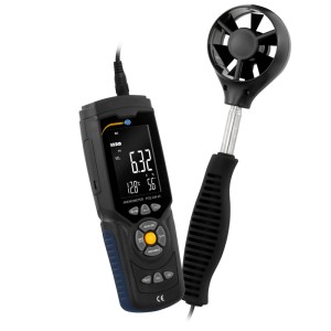 PCE Instruments Anemometer AM 45 zur präzisen Windmessung mit digitaler Anzeige und Flügelrad.