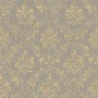 Barock Tapete beige-gold mit Ornamenten und Schimmer für Wohnräume.