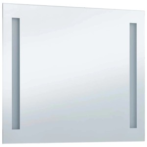 vidaXL Badezimmer-Wandspiegel mit LEDs 100x60 cm 144707