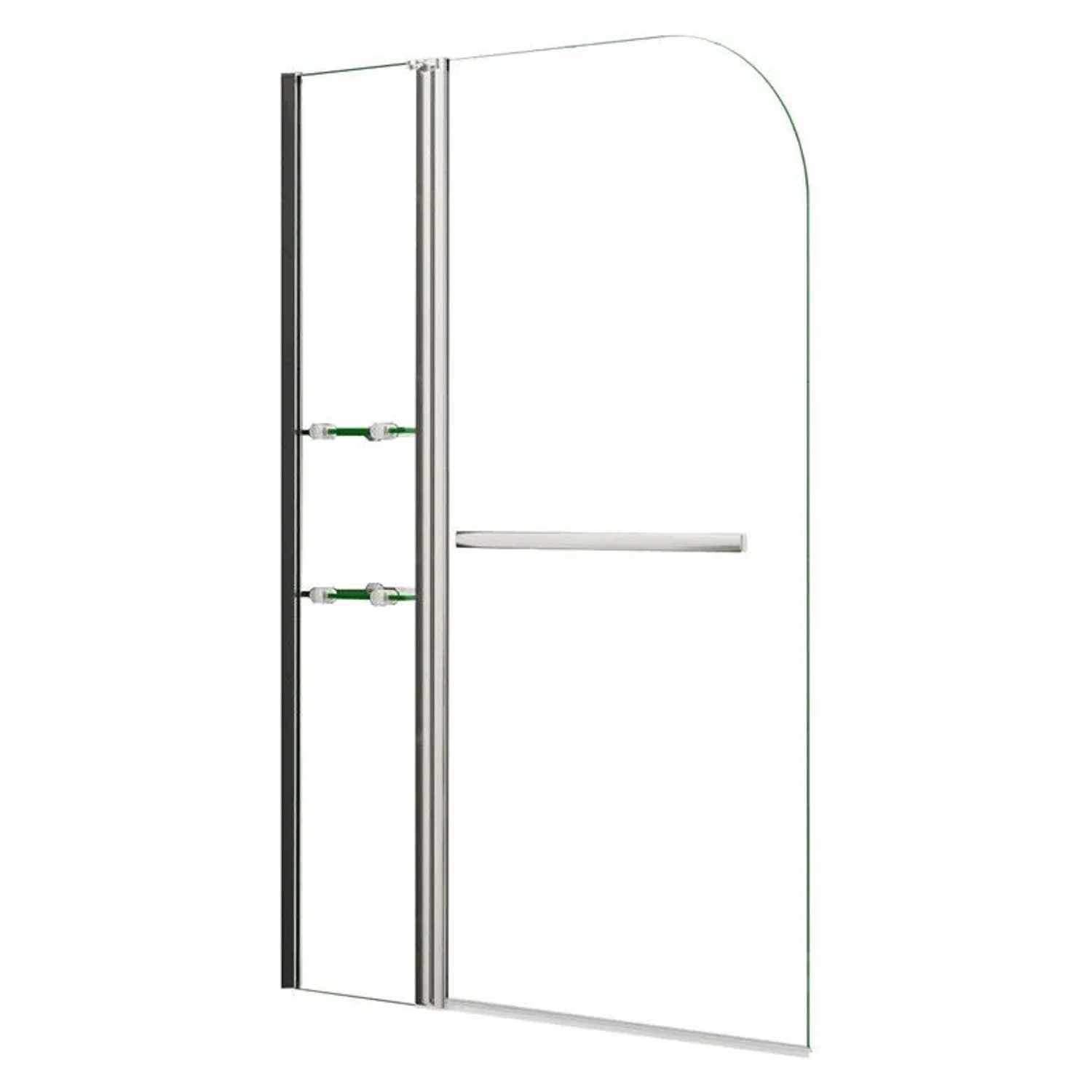 Duschparadies 120x140cm Badewanneaufsatz Drehen 180°Duschabtrennung 6mm Gla günstig online kaufen