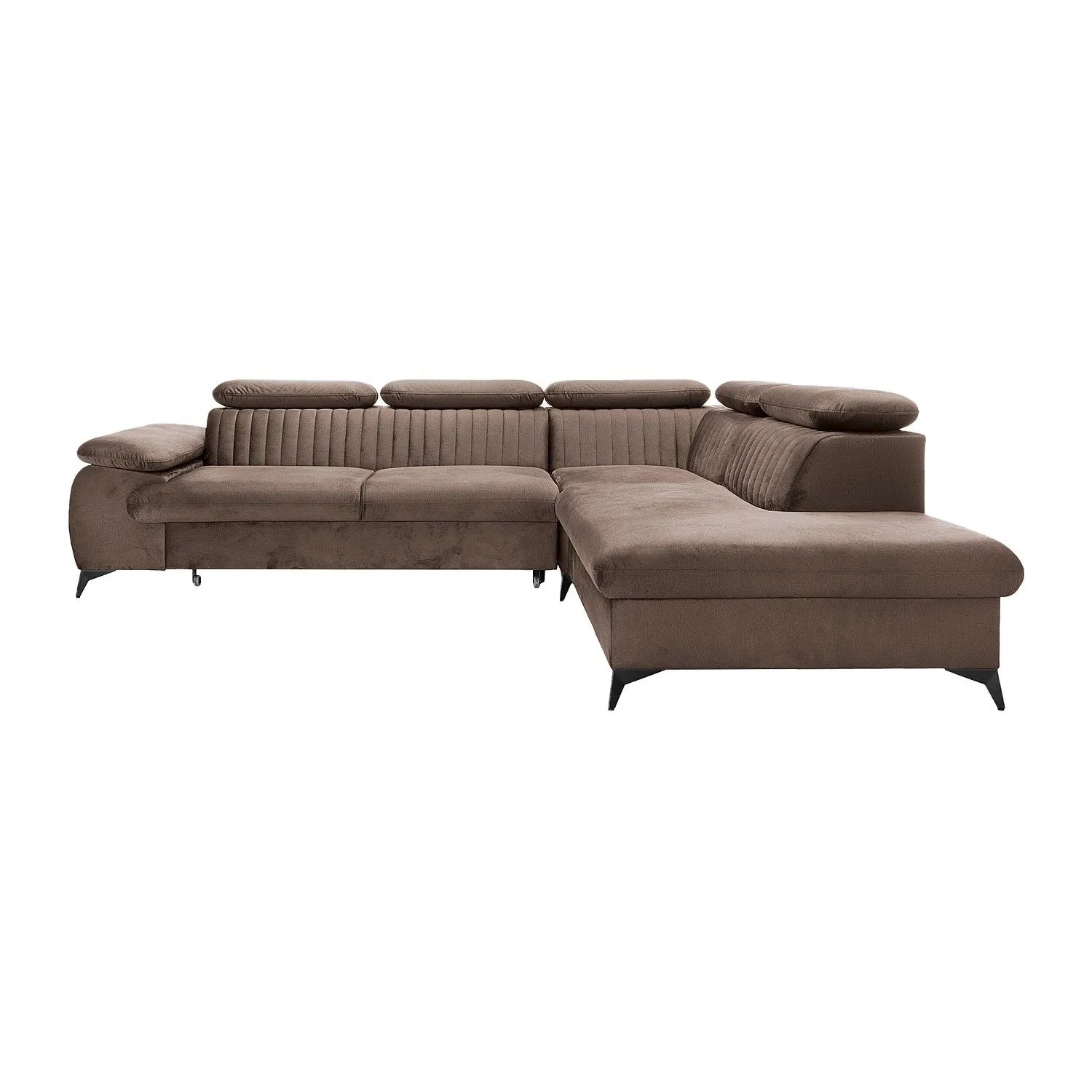 Vente-unique Schlafsofa Samara Taupe 275 cm