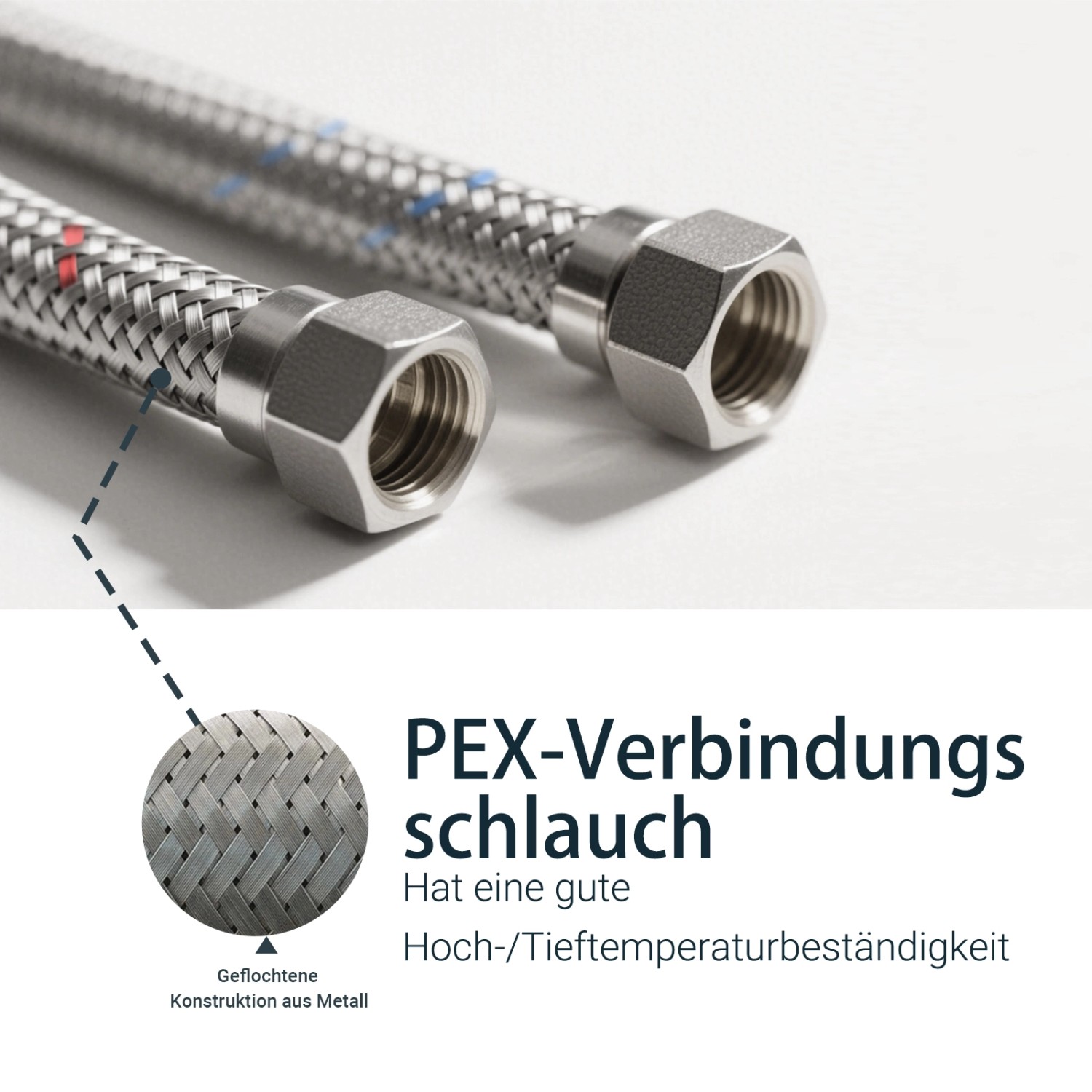 AICA Hochdruck Wasserhahn 43x21x12cm Schwarz Küche Abnehmbarer Mischbatterie und Drehbarer 360° Spiralfeder Bad Küchenarmatur_6