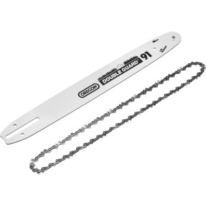Ersatzteil: LUX-TOOLS Schiene und Kette für Elektro-Kettensäge E-KS-2000/405.