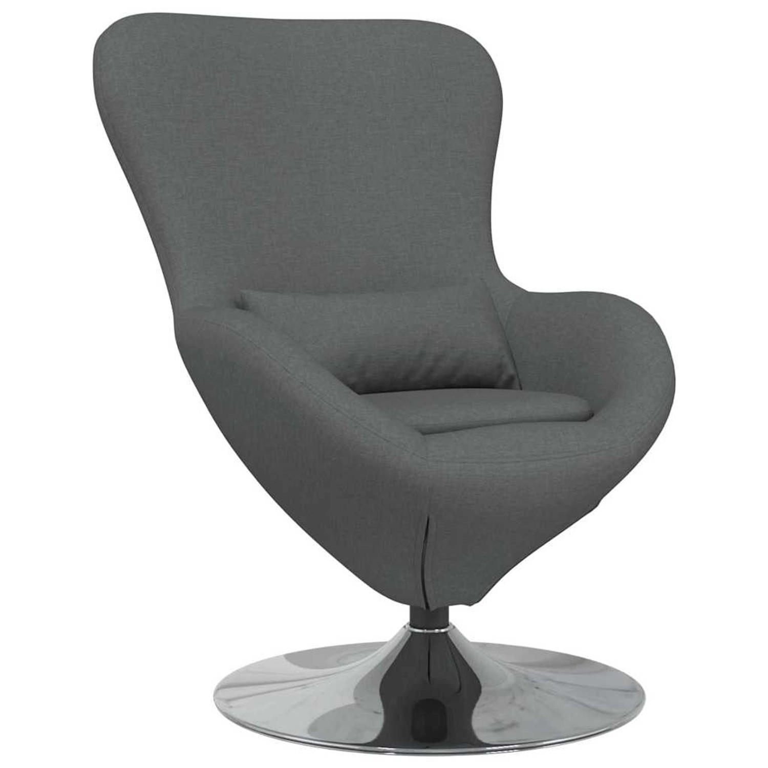 vidaXL Eiersessel Dunkelgrau 63 x 73 x 90 cm Stoff 42002737 günstig online kaufen