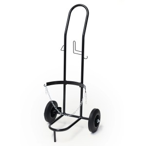 Rothenberger Industrial Flaschentransportwagen bis 30 kg, mit Halterungen und Kette.