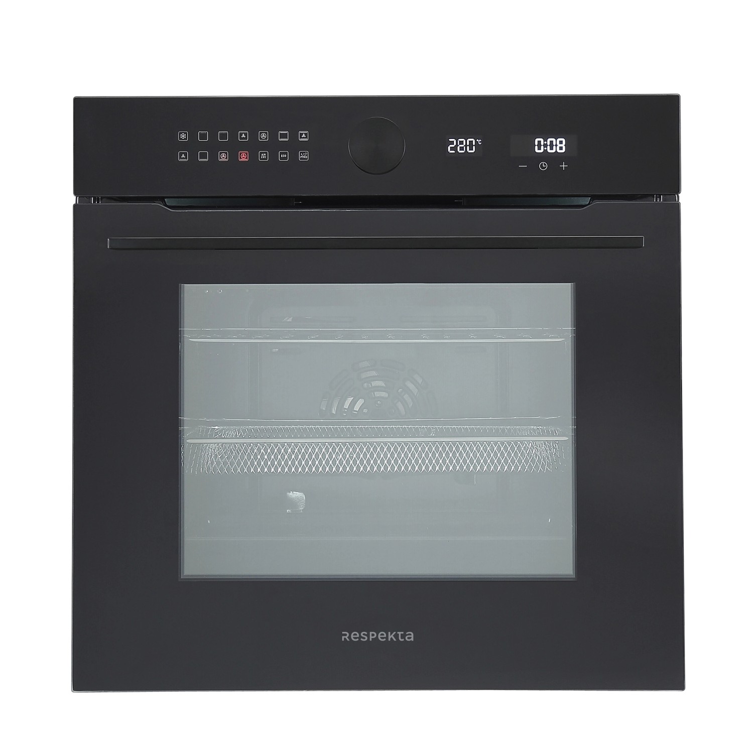 Respekta Einbaubackofen Glas Autark Adrian 71 l Schwarz günstig online kaufen